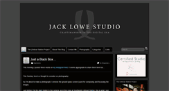 Desktop Screenshot of jacklowestudio.co.uk