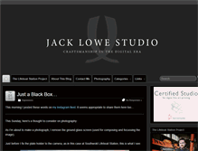 Tablet Screenshot of jacklowestudio.co.uk
